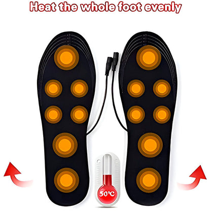 Semelles Chauffantes pour Chaussures - Compatibles Usb et Confortables