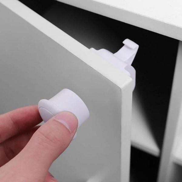 Fermeture D' Armoire à L' Épreuve des Enfants avec Aimant (Lot de 4)