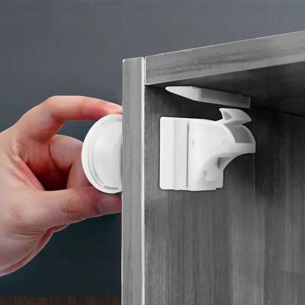 Fermeture D' Armoire à L' Épreuve des Enfants avec Aimant (Lot de 4)