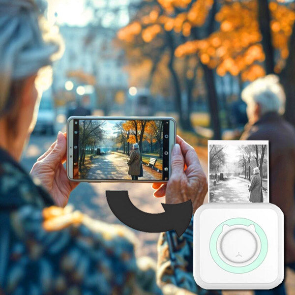 Une Mini-imprimante sans Fil pour les Téléphones Portables