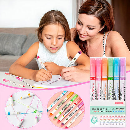Marqueurs de Haute Qualité pour Artistes (6 Pcs)