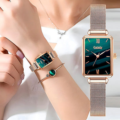 Ensemble Raffiné - Montre Femme & Bracelet