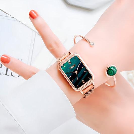 Ensemble Raffiné - Montre Femme & Bracelet