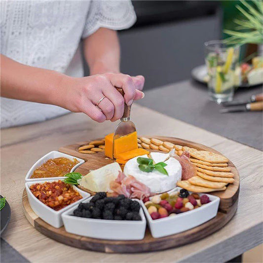 Plateau de Fromages Gourmet avec Accessoires