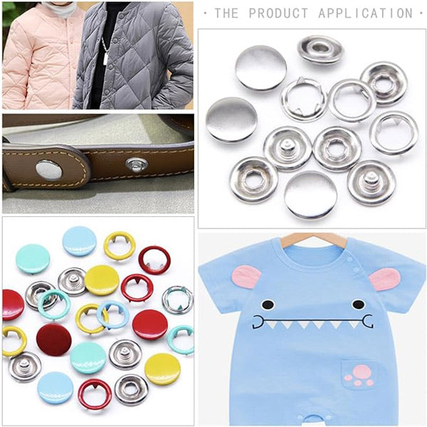 Ensemble D' Outils Professionnels pour Boutons - Pression