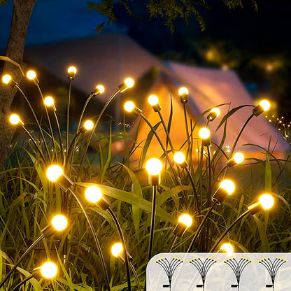 Lampes Solaires de Jardin avec 6 Ampoules