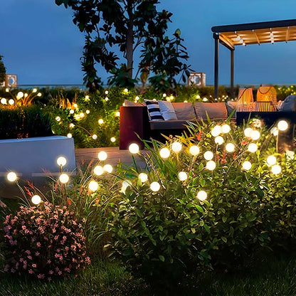 Lampes Solaires de Jardin avec 6 Ampoules