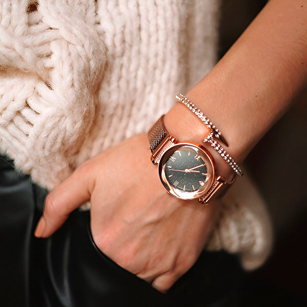 Horloge Magnétique Étoilée