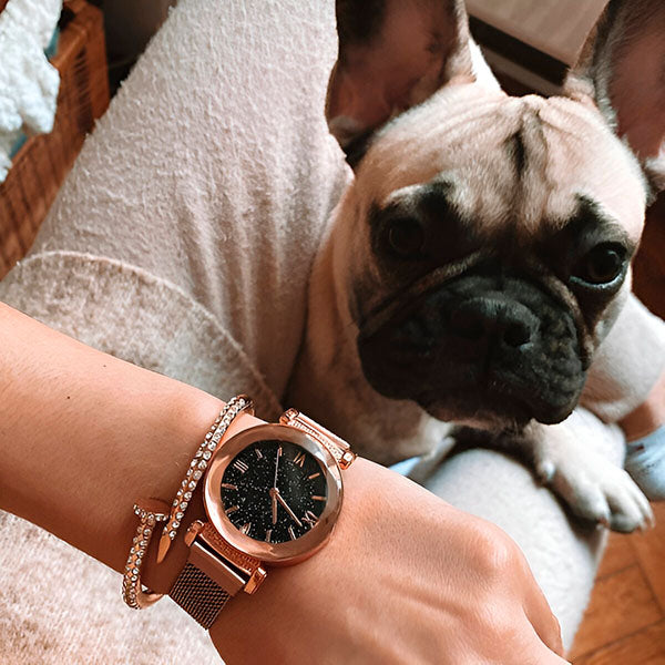 Horloge Magnétique Étoilée