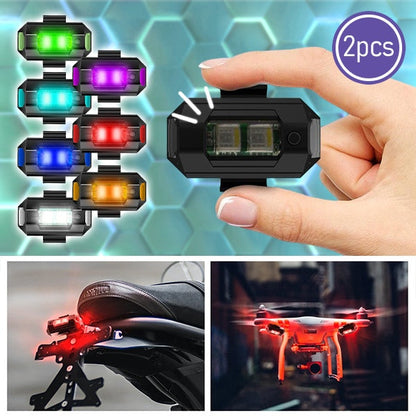 Lampes Clignotantes à Led sans Fil (2 Pièces)