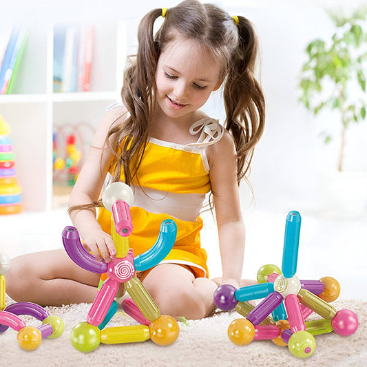 Jouets Éducatifs Blocs de Construction Magnétiques (42 Pcs)