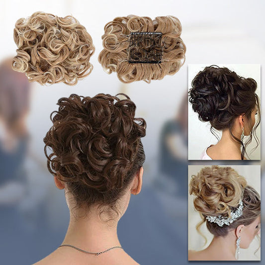 Pièce de Cheveux en Forme de Chignon pour des Coiffures Élégantes