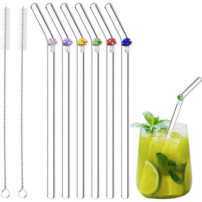 Kit de Pailles en Verre Réutilisables