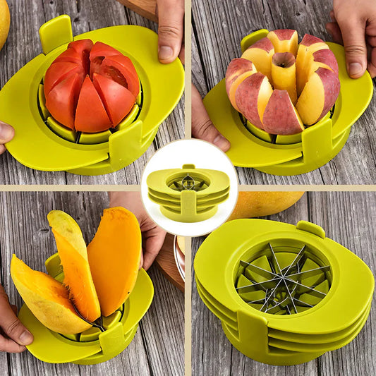 Coupe et Dénoyauteur de Fruits 2 en 1