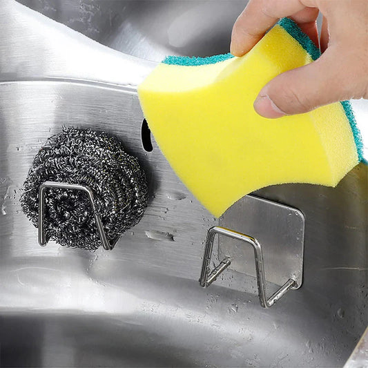 Réceptacle pour Éponges avec Écoulement D' Eau (4 Pièces)