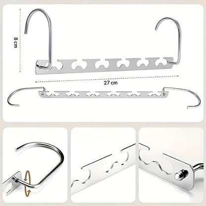Porte-vêtements Compacts en Acier, Lot de 4