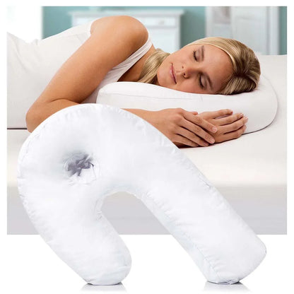 Coussin Ergonomique pour Dormir sur le Côté, en Forme de U