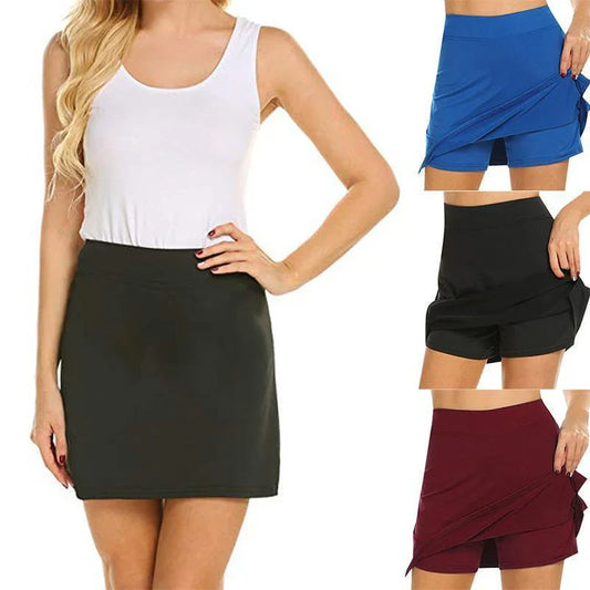 Mini Jupe avec Short & Sac