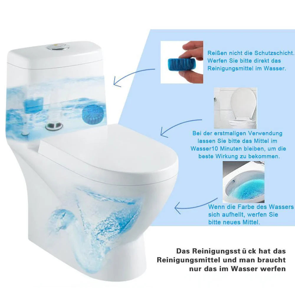 Tabs Wc Autonettoyants pour une Fraîcheur Longue Durée (10 Pcs)